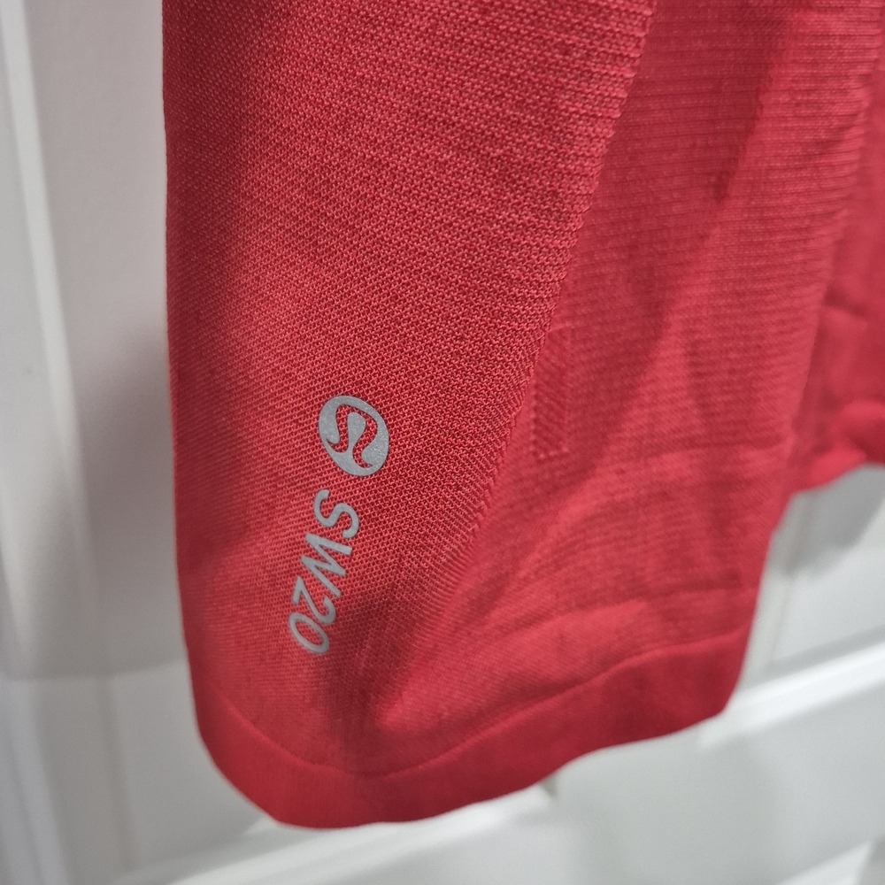Lululemon Shirt Mens XXL Red Metal Vent Tech Muscle Tank Top Seawheeze 2020 - Picture 5 of 10